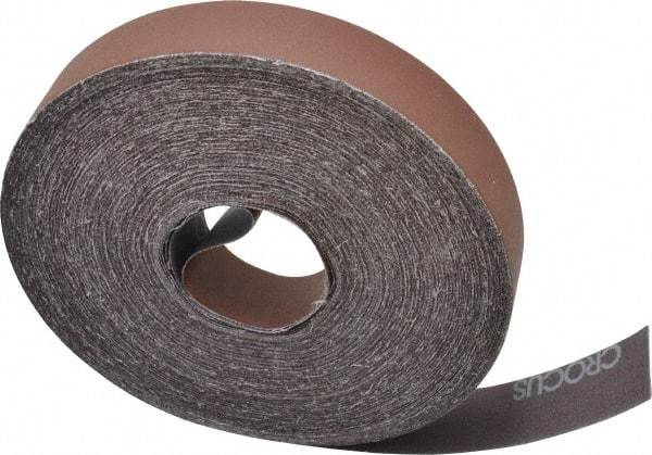 Value Collection - 1" x 50 Yd Crocus Cloth Roll - Fine Grade - Exact Tool & Supply