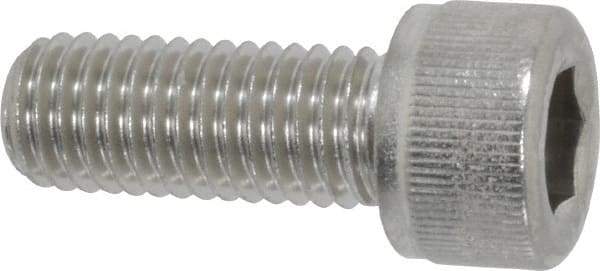 Value Collection - M10x1.50 Metric Coarse Hex Socket Drive, Socket Cap Screw - Grade 18-8 & Austenitic A2 Stainless Steel, Fully Threaded, 25mm Length Under Head - Exact Tool & Supply