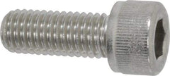 Value Collection - M10x1.50 Metric Coarse Hex Socket Drive, Socket Cap Screw - Grade 18-8 & Austenitic A2 Stainless Steel, Fully Threaded, 25mm Length Under Head - Exact Tool & Supply