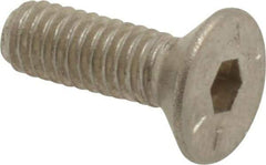 Value Collection - M4x0.70 Metric Coarse Hex Socket Drive, 90° Flat Screw - Grade 18-8 Stainless Steel, Fully Threaded, 12mm OAL - Exact Tool & Supply
