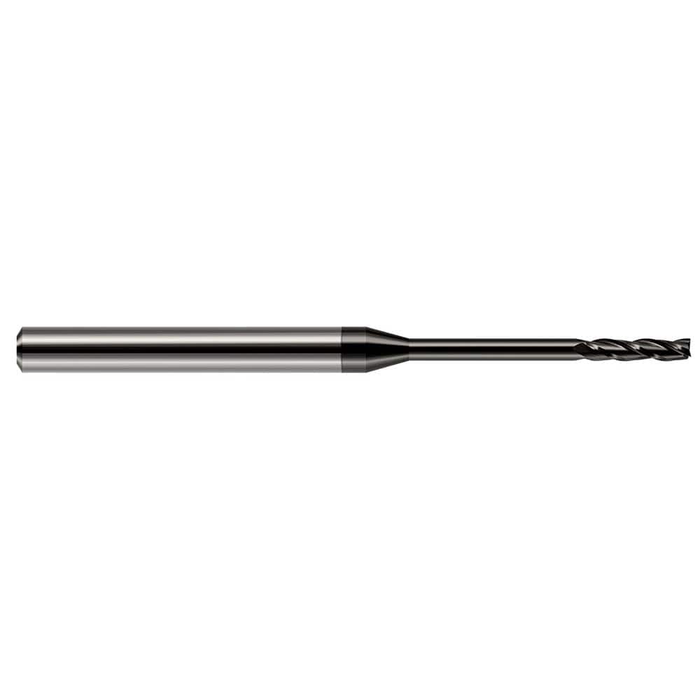 Harvey Tool - 1/8", 1" LOC, 1/8" Shank Diam, 2-1/2" OAL, 3 Flute Solid Carbide Square End Mill - Exact Tool & Supply