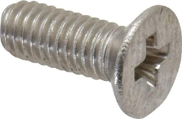 Value Collection - M3x0.50 Metric Coarse, 8mm OAL Phillips Drive Machine Screw - Flat Head, Grade 18-8 Stainless Steel, Uncoated, Without Washer - Exact Tool & Supply