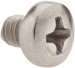Value Collection - M4x0.70 Metric Coarse, 5mm Length Under Head Phillips Drive Machine Screw - Pan Head, Grade 18-8 Stainless Steel, Uncoated, Without Washer - Exact Tool & Supply