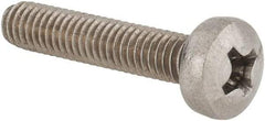 Value Collection - M4x0.70 Metric Coarse, 20mm Length Under Head Phillips Drive Machine Screw - Pan Head, Grade 18-8 Stainless Steel, Uncoated, Without Washer - Exact Tool & Supply