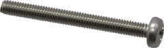 Value Collection - M4x0.70 Metric Coarse, 30mm Length Under Head Phillips Drive Machine Screw - Pan Head, Grade 18-8 Stainless Steel, Uncoated, Without Washer - Exact Tool & Supply