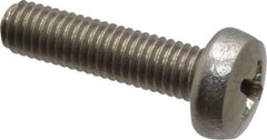 Value Collection - M5x0.80 Metric Coarse, 20mm Length Under Head Phillips Drive Machine Screw - Pan Head, Grade 18-8 Stainless Steel, Uncoated, Without Washer - Exact Tool & Supply