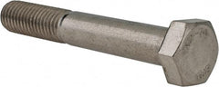 Value Collection - M12x1.75mm Metric Coarse, 80mm Length Under Head Hex Head Cap Screw - Partially Threaded, Grade 18-8 & Austenitic A2 Stainless Steel, 19mm Hex - Exact Tool & Supply