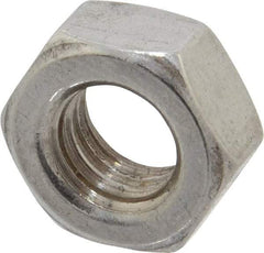 Value Collection - M8x1.25 Stainless Steel Right Hand Hex Nut - 13mm Across Flats, 6.5mm High, Uncoated - Exact Tool & Supply