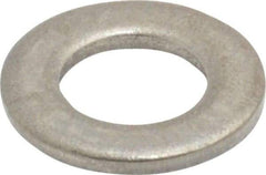 Value Collection - M5 Screw, Grade 18-8 Stainless Steel Standard Flat Washer - 5.3mm ID x 10mm OD, 1mm Thick - Exact Tool & Supply