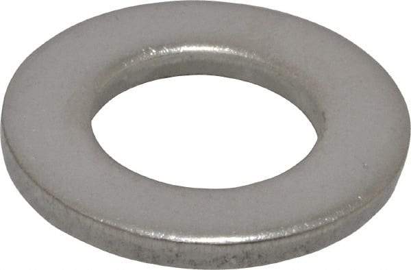 Value Collection - M12 Screw, Grade 18-8 Stainless Steel Standard Flat Washer - 13mm ID x 24mm OD, 2.5mm Thick - Exact Tool & Supply