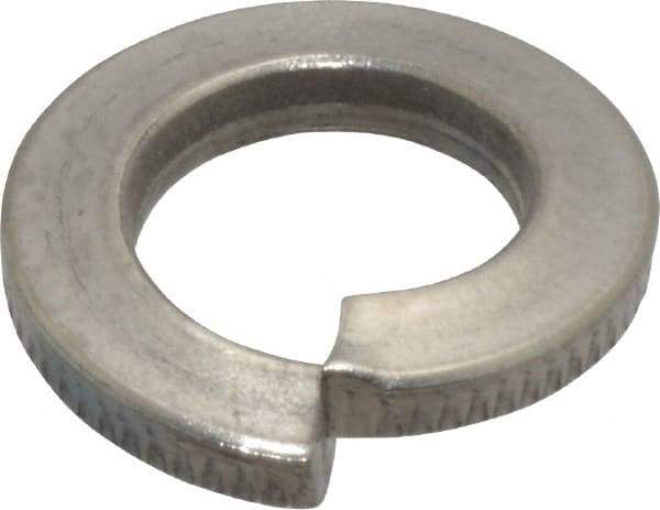 Value Collection - M8, 8.1mm ID, 2mm Thick Split Lock Washer - 18-8 Austenitic Grade A2 Stainless Steel, 8.1mm Min ID, 8.5mm Max ID, 14.8mm Max OD - Exact Tool & Supply