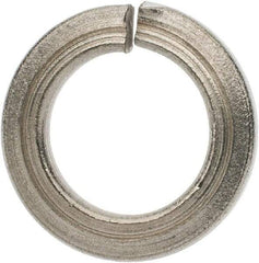 Value Collection - M20, 20.2mm ID, 33.6mm OD, 4mm Thick Split Lock Washer - 18-8 Austenitic Grade A2 Stainless Steel, 20.2mm Min ID, 21.2mm Max ID - Exact Tool & Supply
