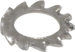 Value Collection - M6 Screw, 6.4mm ID, Stainless Steel External Tooth Lock Washer - 11mm OD, Grade 18-8 & Austenitic A2 - Exact Tool & Supply