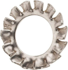 Value Collection - M8 Screw, 8.4mm ID, Stainless Steel External Tooth Lock Washer - 15mm OD, Grade 18-8 & Austenitic A2 - Exact Tool & Supply