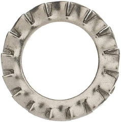 Value Collection - M12 Screw, 13mm ID, Stainless Steel External Tooth Lock Washer - 20.5mm OD, Grade 18-8 & Austenitic A2 - Exact Tool & Supply