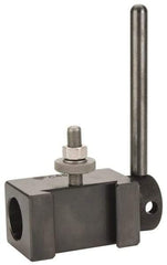 Aloris - Series CA, #5C 5C Collet Tool Post Holder - 14 to 20" Lathe Swing, 2-1/4" OAH, 1-1/8" Centerline Height - Exact Tool & Supply