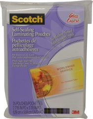 3M - Business Card and ID Protector Plastic Pouch - 3-7/8 Inch Wide x 2-7/16 Inch High - Exact Tool & Supply