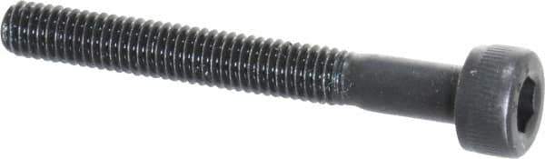 Value Collection - M3x0.50 Metric Coarse Hex Socket Drive, Socket Cap Screw - Grade 12.9 Alloy Steel, Black Oxide Finish, Partially Threaded, 25mm Length Under Head - Exact Tool & Supply