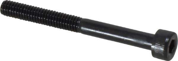 Value Collection - M4x0.70 Metric Coarse Hex Socket Drive, Socket Cap Screw - Grade 12.9 Alloy Steel, Black Oxide Finish, Partially Threaded, 40mm Length Under Head - Exact Tool & Supply