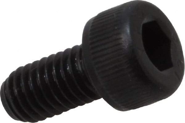 Value Collection - M5x0.80 Metric Coarse Hex Socket Drive, Socket Cap Screw - Grade 12.9 Alloy Steel, Black Oxide Finish, Fully Threaded, 10mm Length Under Head - Exact Tool & Supply