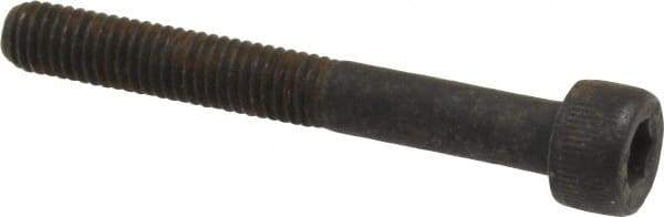 Value Collection - M5x0.80 Metric Coarse Hex Socket Drive, Socket Cap Screw - Grade 12.9 Alloy Steel, Black Oxide Finish, Partially Threaded, 40mm Length Under Head - Exact Tool & Supply