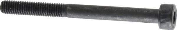 Value Collection - M5x0.80 Metric Coarse Hex Socket Drive, Socket Cap Screw - Grade 12.9 Alloy Steel, Black Oxide Finish, Partially Threaded, 55mm Length Under Head - Exact Tool & Supply