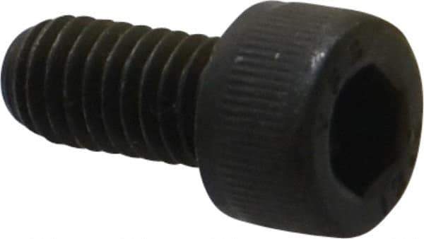 Value Collection - M6x1.00 Metric Coarse Hex Socket Drive, Socket Cap Screw - Grade 12.9 Alloy Steel, Black Oxide Finish, Fully Threaded, 12mm Length Under Head - Exact Tool & Supply