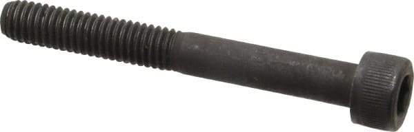 Value Collection - M6x1.00 Metric Coarse Hex Socket Drive, Socket Cap Screw - Grade 12.9 Alloy Steel, Black Oxide Finish, Partially Threaded, 50mm Length Under Head - Exact Tool & Supply