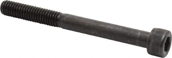 Value Collection - M6x1.00 Metric Coarse Hex Socket Drive, Socket Cap Screw - Grade 12.9 Alloy Steel, Black Oxide Finish, Partially Threaded, 60mm Length Under Head - Exact Tool & Supply
