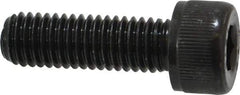 Value Collection - M8x1.25 Metric Coarse Hex Socket Drive, Socket Cap Screw - Grade 12.9 Alloy Steel, Black Oxide Finish, Fully Threaded, 25mm Length Under Head - Exact Tool & Supply