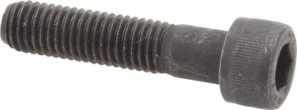 Value Collection - M10x1.50 Metric Coarse Hex Socket Drive, Socket Cap Screw - Grade 12.9 Alloy Steel, Black Oxide Finish, Partially Threaded, 45mm Length Under Head - Exact Tool & Supply