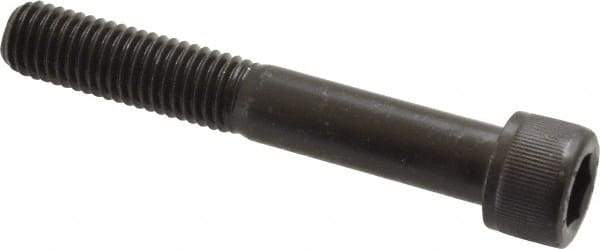 Value Collection - M12x1.75 Metric Coarse Hex Socket Drive, Socket Cap Screw - Grade 12.9 Alloy Steel, Black Oxide Finish, Partially Threaded, 80mm Length Under Head - Exact Tool & Supply