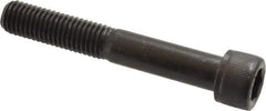 Value Collection - M12x1.75 Metric Coarse Hex Socket Drive, Socket Cap Screw - Grade 12.9 Alloy Steel, Black Oxide Finish, Partially Threaded, 80mm Length Under Head - Exact Tool & Supply