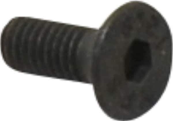Value Collection - M3x0.50 Metric Coarse Hex Socket Drive, 90° Flat Screw - Grade 12.9 Alloy Steel, Black Oxide Finish, Fully Threaded, 8mm OAL - Exact Tool & Supply
