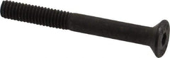 Value Collection - M4x0.70 Metric Coarse Hex Socket Drive, 90° Flat Screw - Grade 12.9 Alloy Steel, Black Oxide Finish, Partially Threaded, 35mm OAL - Exact Tool & Supply