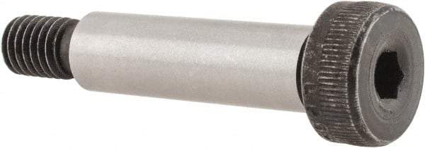 Value Collection - 10mm Shoulder Diam x 35mm Shoulder Length, M8x1.25 Metric Coarse, Hex Socket Shoulder Screw - 8 Alloy Steel - Exact Tool & Supply