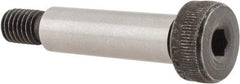 Value Collection - 10mm Shoulder Diam x 35mm Shoulder Length, M8x1.25 Metric Coarse, Hex Socket Shoulder Screw - 8 Alloy Steel - Exact Tool & Supply
