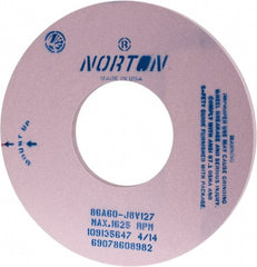 Norton - 20 Inch Diameter x 8 Inch Hole x 1 Inch Wide Centerless & Cylindrical Grinding Wheel - Exact Tool & Supply