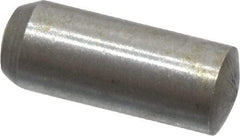 Value Collection - 3mm Diam x 8mm Pin Length Grade 8 Alloy Steel Precision Dowel Pin - Bright Finish, 1 Rounded End - Exact Tool & Supply