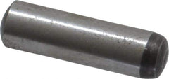 Value Collection - 4mm Diam x 14mm Pin Length Grade 8 Alloy Steel Precision Dowel Pin - Bright Finish, 1 Rounded End - Exact Tool & Supply
