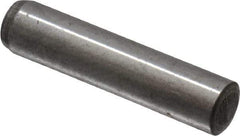 Value Collection - 4mm Diam x 18mm Pin Length Grade 8 Alloy Steel Precision Dowel Pin - Bright Finish, 1 Rounded End - Exact Tool & Supply