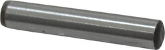 Value Collection - 4mm Diam x 22mm Pin Length Grade 8 Alloy Steel Precision Dowel Pin - Bright Finish, 1 Rounded End - Exact Tool & Supply