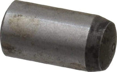 Value Collection - 5mm Diam x 10mm Pin Length Grade 8 Alloy Steel Precision Dowel Pin - Bright Finish, 1 Rounded End - Exact Tool & Supply