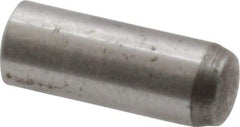 Value Collection - 5mm Diam x 14mm Pin Length Grade 8 Alloy Steel Precision Dowel Pin - Bright Finish, 1 Rounded End - Exact Tool & Supply