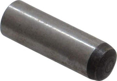 Value Collection - 5mm Diam x 16mm Pin Length Grade 8 Alloy Steel Precision Dowel Pin - Bright Finish, 1 Rounded End - Exact Tool & Supply