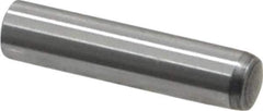 Value Collection - 5mm Diam x 22mm Pin Length Grade 8 Alloy Steel Precision Dowel Pin - Bright Finish, 1 Rounded End - Exact Tool & Supply