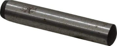 Value Collection - 5mm Diam x 28mm Pin Length Grade 8 Alloy Steel Precision Dowel Pin - Bright Finish, 1 Rounded End - Exact Tool & Supply