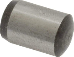 Value Collection - 10mm Diam x 16mm Pin Length Grade 8 Alloy Steel Precision Dowel Pin - Bright Finish, 1 Rounded End - Exact Tool & Supply