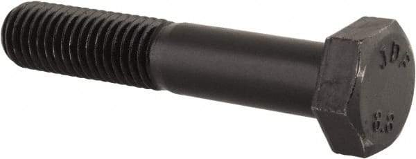 Value Collection - M12x1.75mm Metric Coarse, 65mm Length Under Head Hex Head Cap Screw - Partially Threaded, Grade 8.8 Steel, Uncoated, 19mm Hex - Exact Tool & Supply