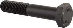 Value Collection - M12x1.75mm Metric Coarse, 65mm Length Under Head Hex Head Cap Screw - Partially Threaded, Grade 8.8 Steel, Uncoated, 19mm Hex - Exact Tool & Supply